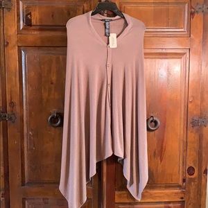 Taupe Poncho